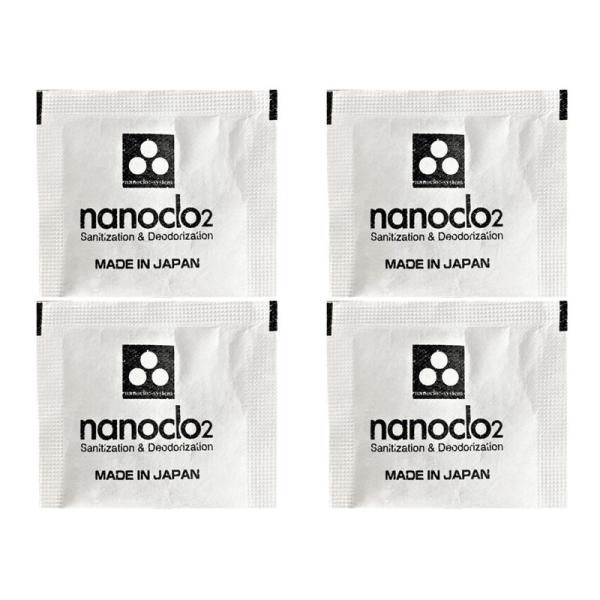 nanoclo2(ナノクロ)エア・アンチウイルス 取りかえ用2個セット×2 空間除菌 首かけタイプ ...