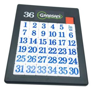 GARASANI Number Slide Puzzle Brain Teaser IQ Game (35 Number)｜allshop02