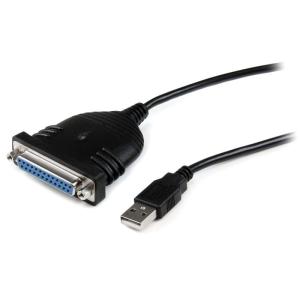 StarTech.com USB - パラレル(D-Sub 25ピン) プリンタ変換ケーブル 1.8m USB A - DB25(IEEE1｜allshop02