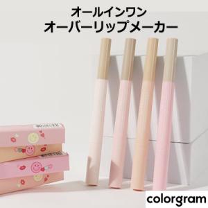 オールインワン オーバー リップメーカー colorgram duo stick リップライナーカラ...