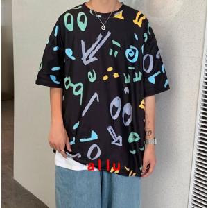 Tシャツ メンズ 半袖 イラストtシャツ ビッグシャツ トップス シンプル カジュアル おしゃれ 夏 夏服 通学 代引不可 All Allure Webshop 通販 Yahoo ショッピング