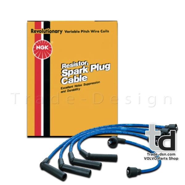 ボルボ VOLVO NGK シリコンプラグコード 940 / 740 (RC-XX106)