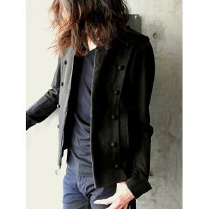 share spiritジャケット SHARE SPIRIT ・Shadow Stripe・'25新作ミリタリージャケットBK x