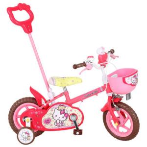 子供用自転車 ハローキティ 12D 12インチ かじきり機構付 幼児車 M&amp;M プレゼント ※北海道・沖縄・離島配送不可