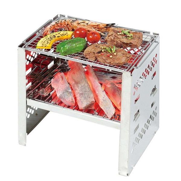 キャプテンスタッグ カマド スマートグリル B5型 フェス ソロキャンプ キャンプ アウトドア ツー...