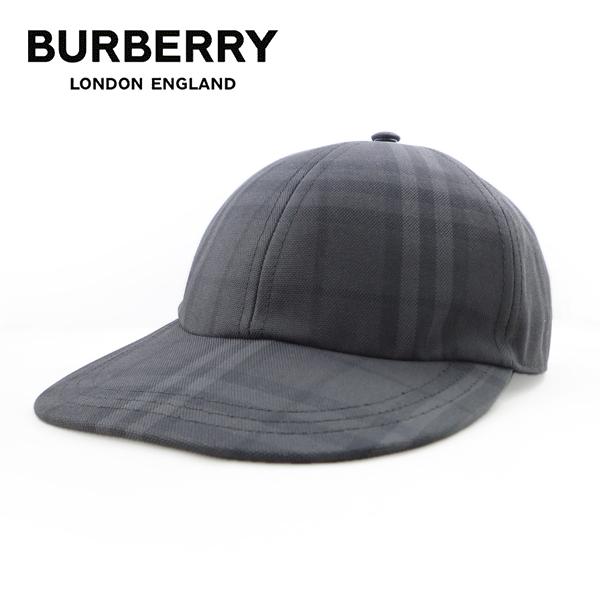 バーバリー BURBERRY キャップ（チャコール）ユニセックス コットン100％ Lサイズ 新作 ...