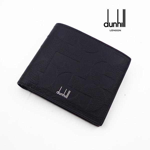 ダンヒル DUNHILL 二つ折り財布  財布（小銭入れ付き）ブラック  ブランド ギフト 誕生日 ...