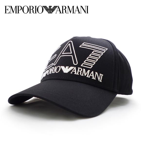 エンポリオ・アルマーニ EMPORIO ARMANI キャップ 帽子 （ブラック）ブランドギフト 誕...