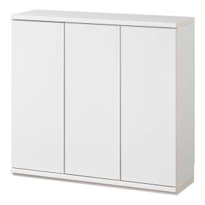 白井産業 カウンター下 収納 幅90 奥行29.6 高さ84.9cm 扉タイプ PTS