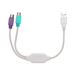 フルスイング USB-PS/2 変換ケーブル FS-064 PS2 キーボード・マウスをUSB接続で使える｜almon-shop