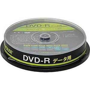 グリーンハウス データ用 DVD-R 10枚組 スピンドル 大容量データを1回記録できるDVD-Rメディア GH-DVDRDA10｜almon-shop