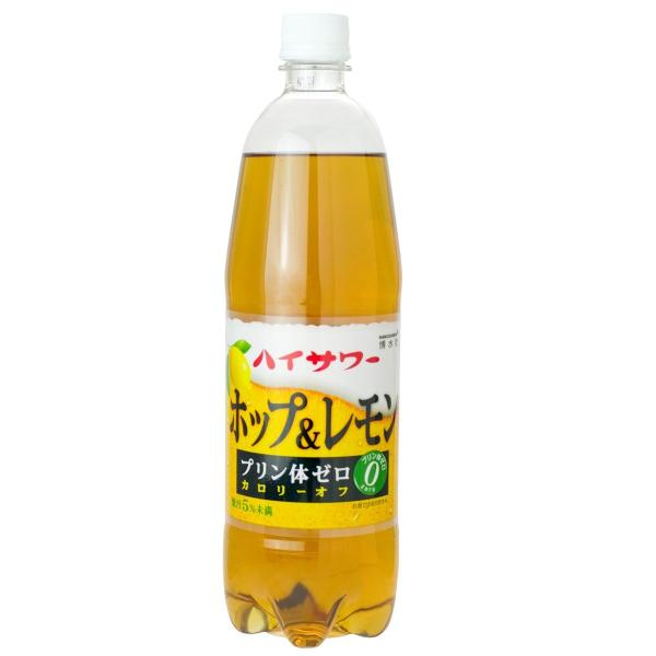 博水社 ハイサワー ホップ&amp;レモン 1000ml×6本