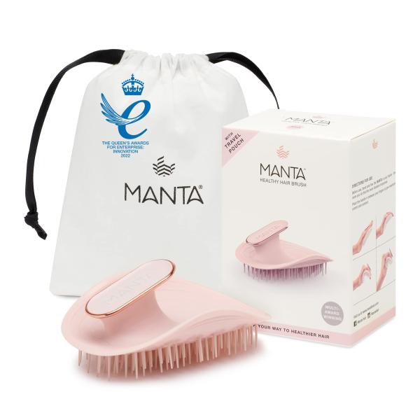MANTA(マンタ) ヘアブラシ オリジナル ピンク ブラシ レディース メンズ