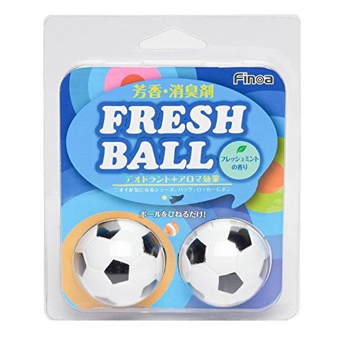 Finoa(フィノア) 芳香消臭剤 フレッシュボール サッカーボール ミントの香り 5020