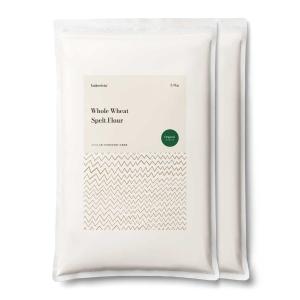 有機スペルト小麦（強力粉 石臼挽き全粒粉）5kg（2.5kg×2袋）