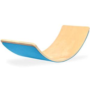 Rxakudedo木製バランスボード 滑り止め 踏み台 子供向け スライド スライドボード 体幹 フィットネス アウトド