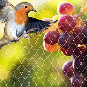 鳥よけネット5ｍ×10ｍ防鳥ネット（結束バンド 20本付き）2.5cm