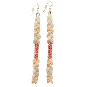 ニイハウシェル 本格 ピアス イヤリングにも交換可 モミ カヘレラニ