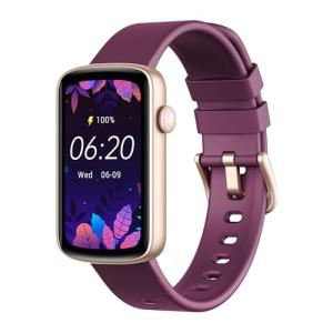 SHANG WING スマートウォッチ レディース リストバンド 型 腕時計 iPhone/Android対応 Smart Watch 着信通知 24の商品画像