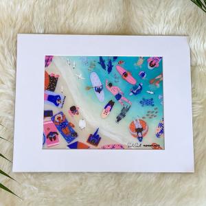 ハワイ アート 絵画 Sarah Caudle サラカードル （Oasis） ハワイアン