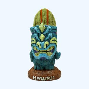 ハワイ ティキ TIKI ティキ像 守り神 守護神 人形 幸運 ハワイアン雑貨 インテリア オブジェ 置物 お土産 サーフィン  （メネフネ SURF）｜alohadiaries