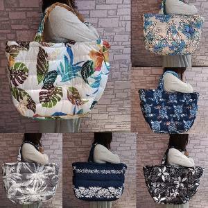 大特価 ハワイアンバッグ 中綿トートバッグ フラ...の商品画像