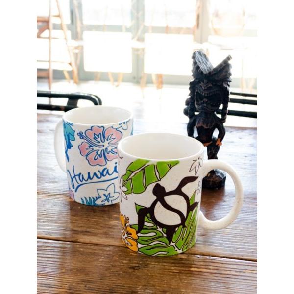 セール ハワイアンマグカップ 42DP0105 ホヌマグカップ コーヒーカップ ハワイアンカップ ギ...