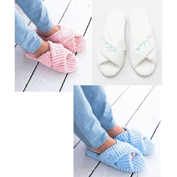 セール ハワイアンスリッパ  アロハクロススリッパ 47TP4101 スリッパ ハワイアン もこもこ...