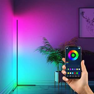 MOREFULLS デスクライトRGB LED スマート フルカラー アプリ リモコン付き led バーライト 調色 明るさ調節可能 USB充電式 テ