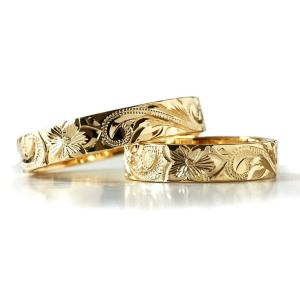 ハワイアンジュエリー ペア 結婚指輪 マリッジリング