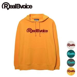 リアルビーボイス フーディー メンズ ブランド ナチュラル グリーン チャコール ゴールド 白 緑 黒灰 金 BASIC LOGO FLOCKY HOODIE RealBvoice 10261-11138