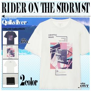 クイックシルバー メンズ RIDER ON THE STORM ST Tシャツ 半袖  RELAX FIT  M L QUIKSILVER   QST202067｜aloheart