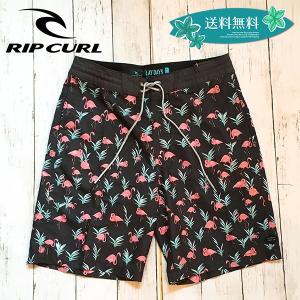 リップカール 水着 メンズ ブラック 黒 ボードショーツ おしゃれ かっこいい バレンタイン FLAMINKO LAYDAY 19 BOARDSHORTS RIP CURL U01-527の商品画像