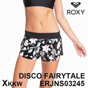 ロキシー ショートパンツ ショーツ レディース ブラック かわいい スポーツ 新作 ヨガ フットネス DISCO FAIRYTALE ROXY ERJNS03245｜aloheart