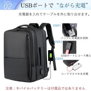 爆買 リュックサック メンズ リュック ビジネ...の詳細画像3
