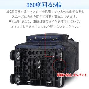 爆買 ショッピングカート 買い物カート 5輪 ...の詳細画像4