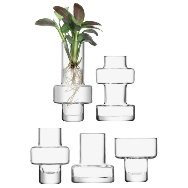 LSA エルエスエー フラワーベース 花器 花瓶 Metropole 5Mini Vase set ...