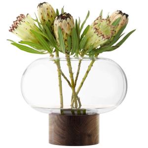 LSA OBLATE オブレート Vase G1718-28-301 クリア H28.3cm LOB14 エルエスエー フラワーベース 花器 花瓶｜alot