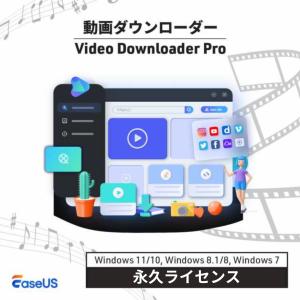 動画ダウンローダー EaseUS Video Downloader 永久ライセンス 復元 リカバリー 音楽 MP3変換 【ダウンロード版】