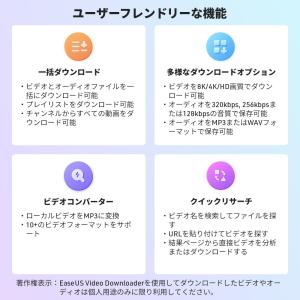 動画ダウンローダー EaseUS Video ...の詳細画像5
