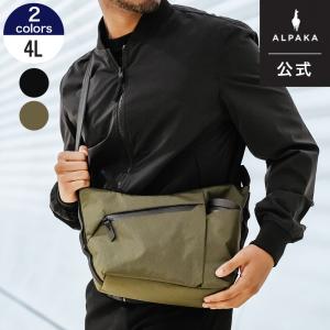 公式 ALPAKA アルパカ スリングバッグ FLOW SATCHEL X-PAC 4L ショルダーバッグ 斜めがけ メンズ レディース 撥水 防水 ビジネス 旅行 普段使い 送料無料