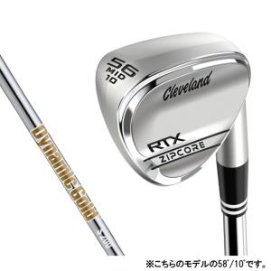 クリーブランド RTX ZIPCORE ジップコア ウェッジ ゴルフ ダイナミックゴールド 58゜ 10゜ S200 2020年 メンズ Cleveland