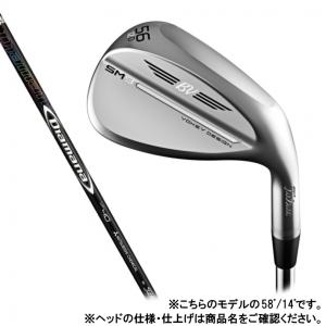 タイトリスト レディース SM9 VF40 5814K Kグラインド ゴルフ ウェッジ TitleistDiamana VF40 58゜/14゜ 2022年 Titleist