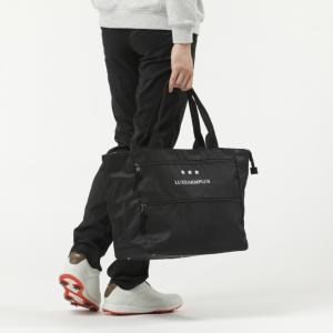 リュクスエイケイエムプラス WIDE LUXE LOGO BAG トートバッグ LAZ-22017 ゴルフ ボストンバッグ : ブラック LUXE AKM PLUS