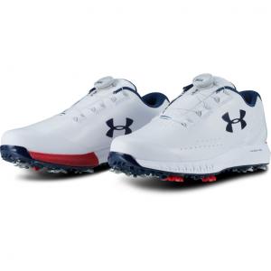 アンダーアーマー ゴルフシューズ ホバー ドライブ HOVR Drive BOA EE 3022254 メンズ ゴルフ ダイヤル式スパイクシューズ : ホワイト UNDER ARMOUR