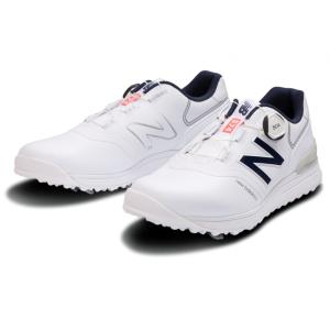 ニューバランス ゴルフシューズ 574 v3 BOA UGB5742E メンズ ゴルフ ダイヤル式スパイクシューズ 2E : ホワイト New Balance