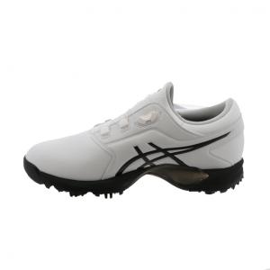 アシックス ゴルフシューズ GEL-ACE PRO M BOA ゲルエース プロMボア 1111A229 メンズ ゴルフ ダイヤル式スパイクシューズ 3E : ホワイト×ブラック asics