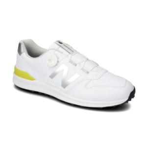 ニューバランス ゴルフシューズ UGBS996 UGBS996D メンズ ゴルフ ダイヤル式スパイクレスシューズ D ホワイト New Balance