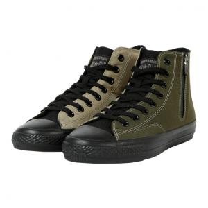 コンバース ゴルフシューズ AS GF BRIEFING Z HI KHAKI/BLACK/BEIGE 33500270 メンズ ゴルフ シューレース式スパイクレス 2E Converse｜alpen-group