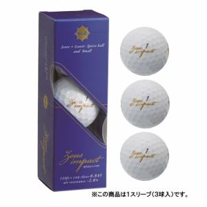 キャスコ ZEUS IMPACT ボール 3個入 (ゼウスIP19) 1スリーブ(3球入) ゴルフ ボール kasco ゼウスインパクト